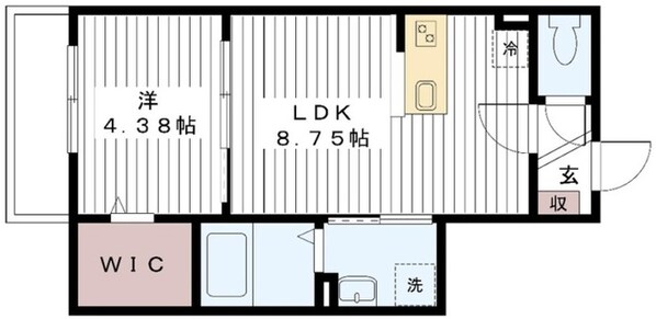 AJ蘇我Ⅱの物件間取画像